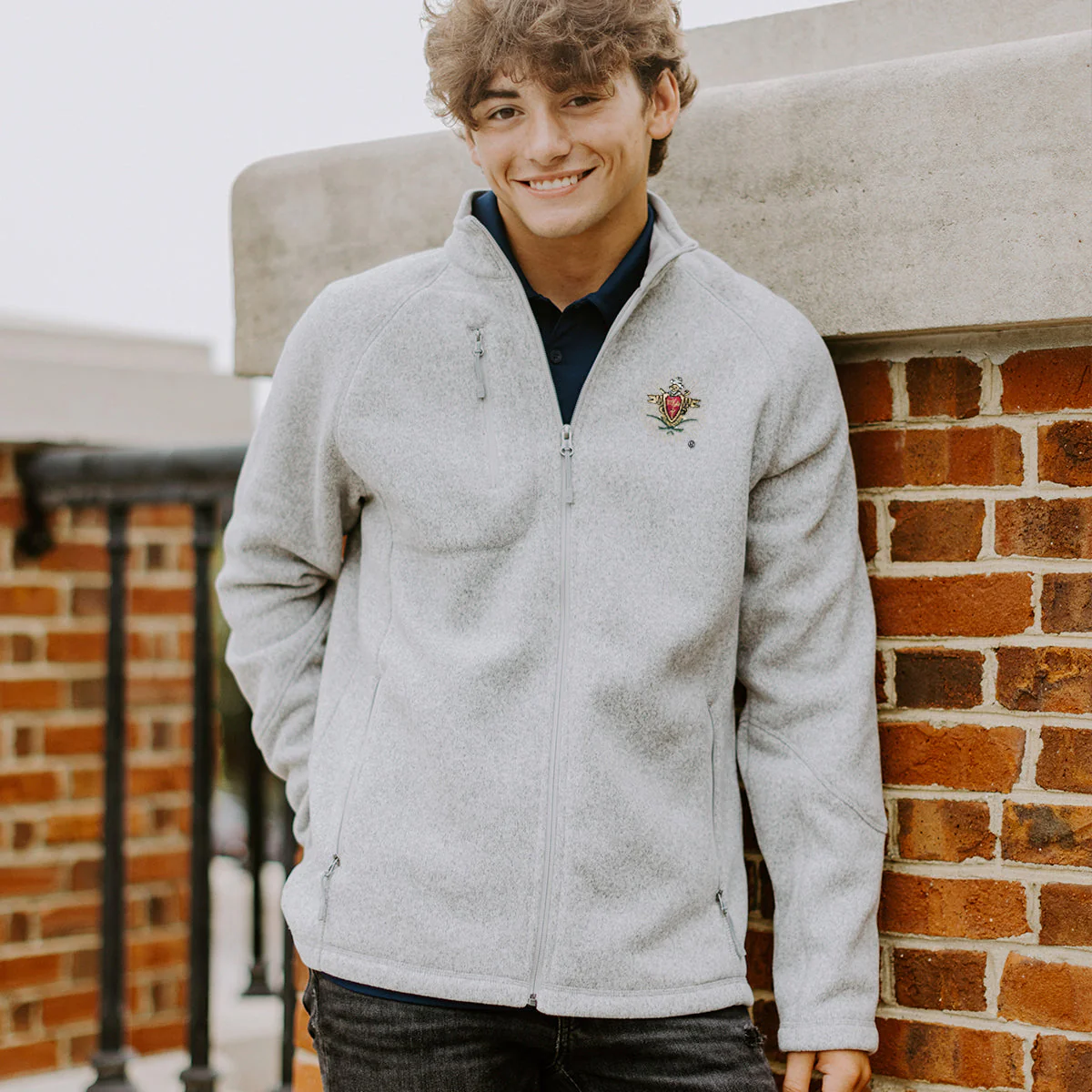 Pike Embroidered Crest Full Zip - Image 2
