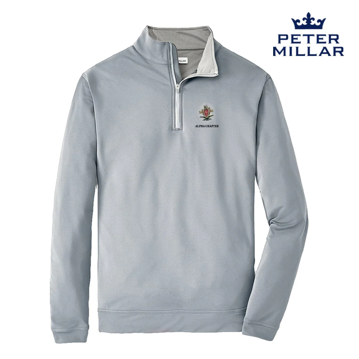 Pike Personalized Peter Millar Perth Stretch Quarter Zip - Image 3