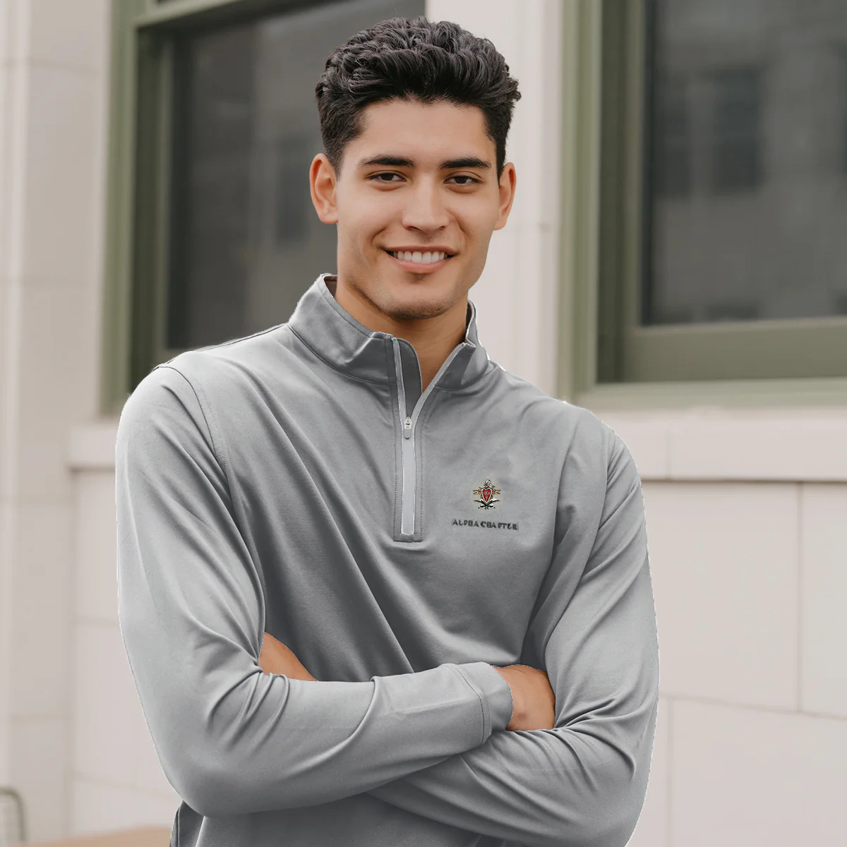 Pike Personalized Peter Millar Perth Stretch Quarter Zip - Image 6