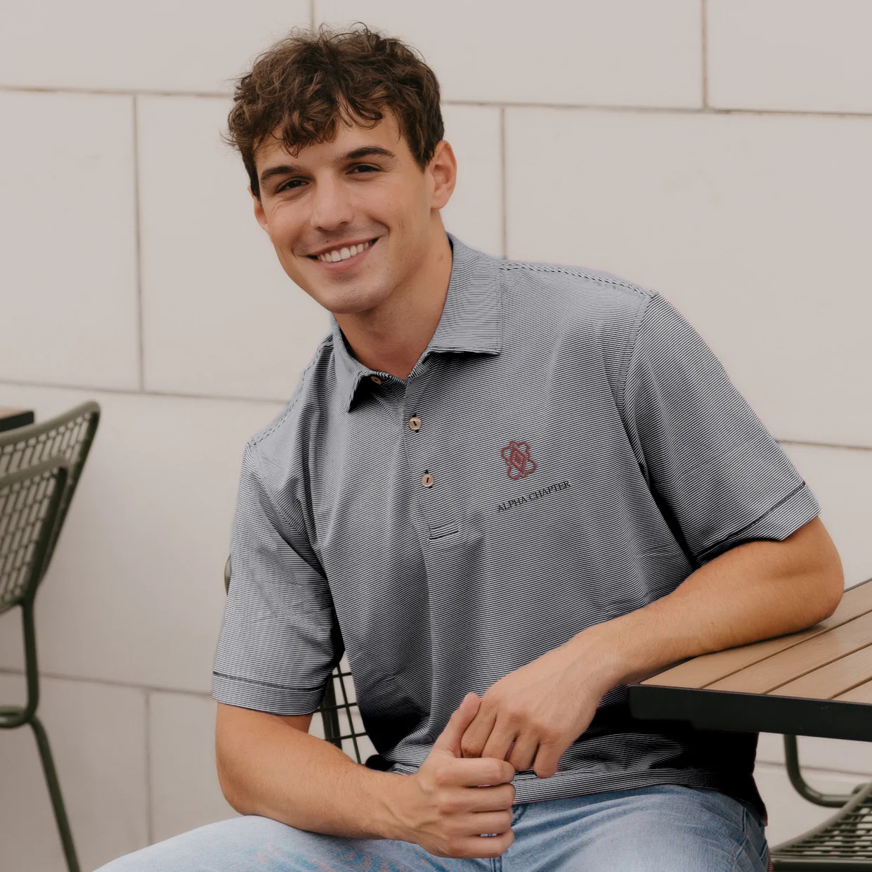 Pike Personalized Peter Millar Polo With Symbol - Image 7