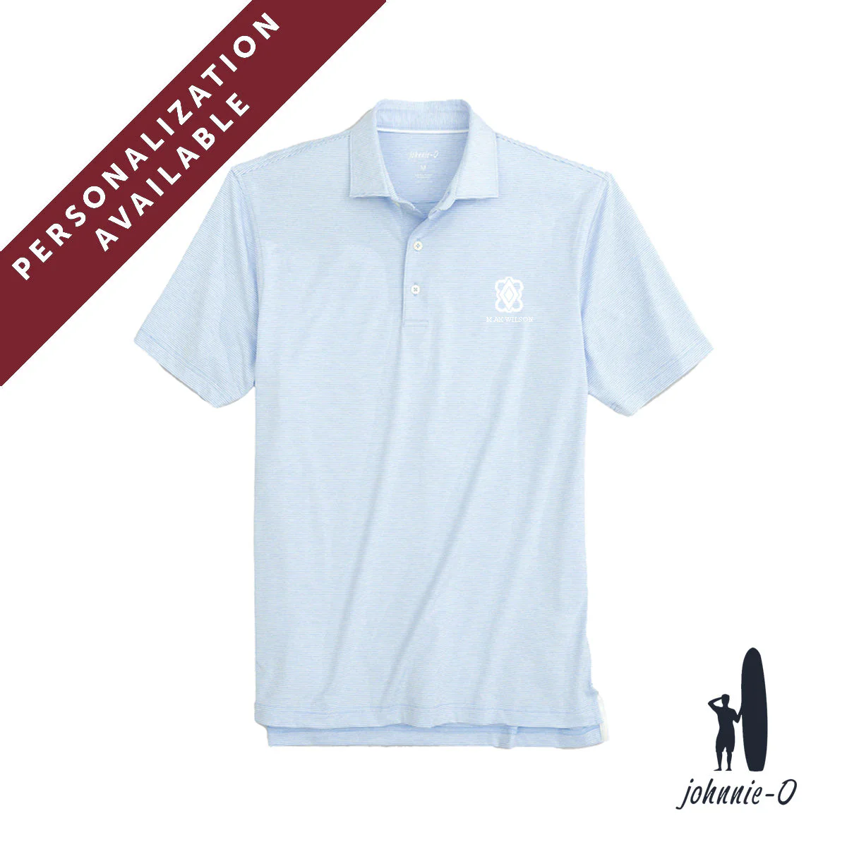 PIKE Personalized Johnnie-O Striped Polo - Image 8