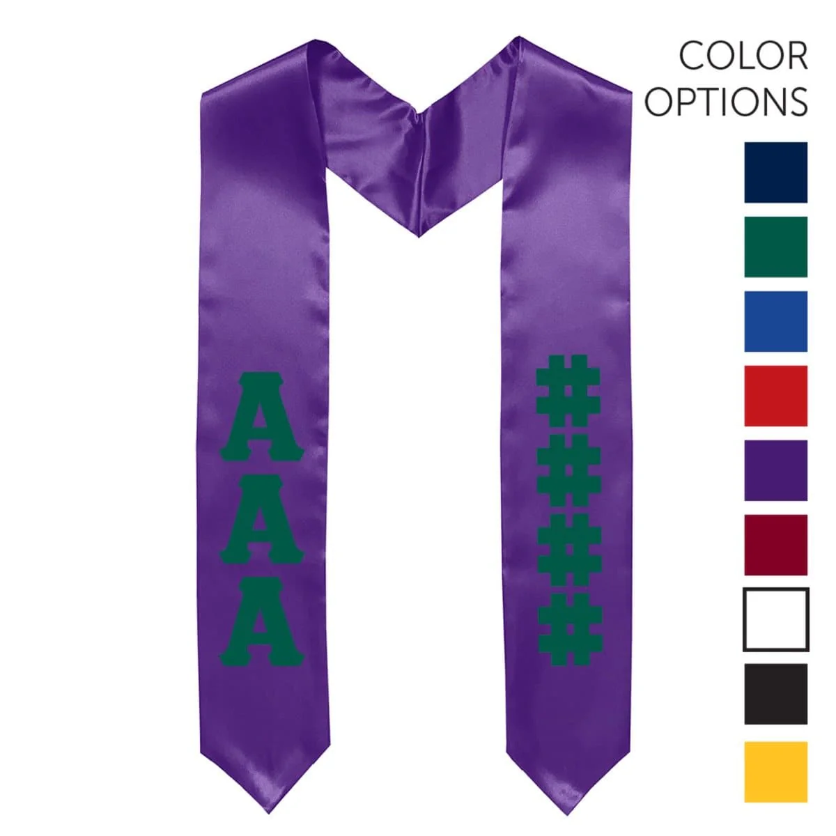 Pike Pick Your Own Colors Graduation Stole - Image 15