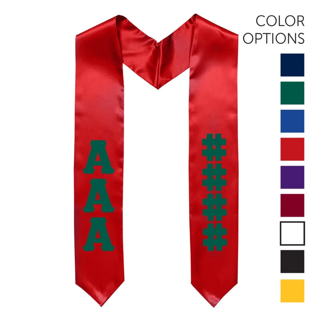 Pike Pick Your Own Colors Graduation Stole - Image 16