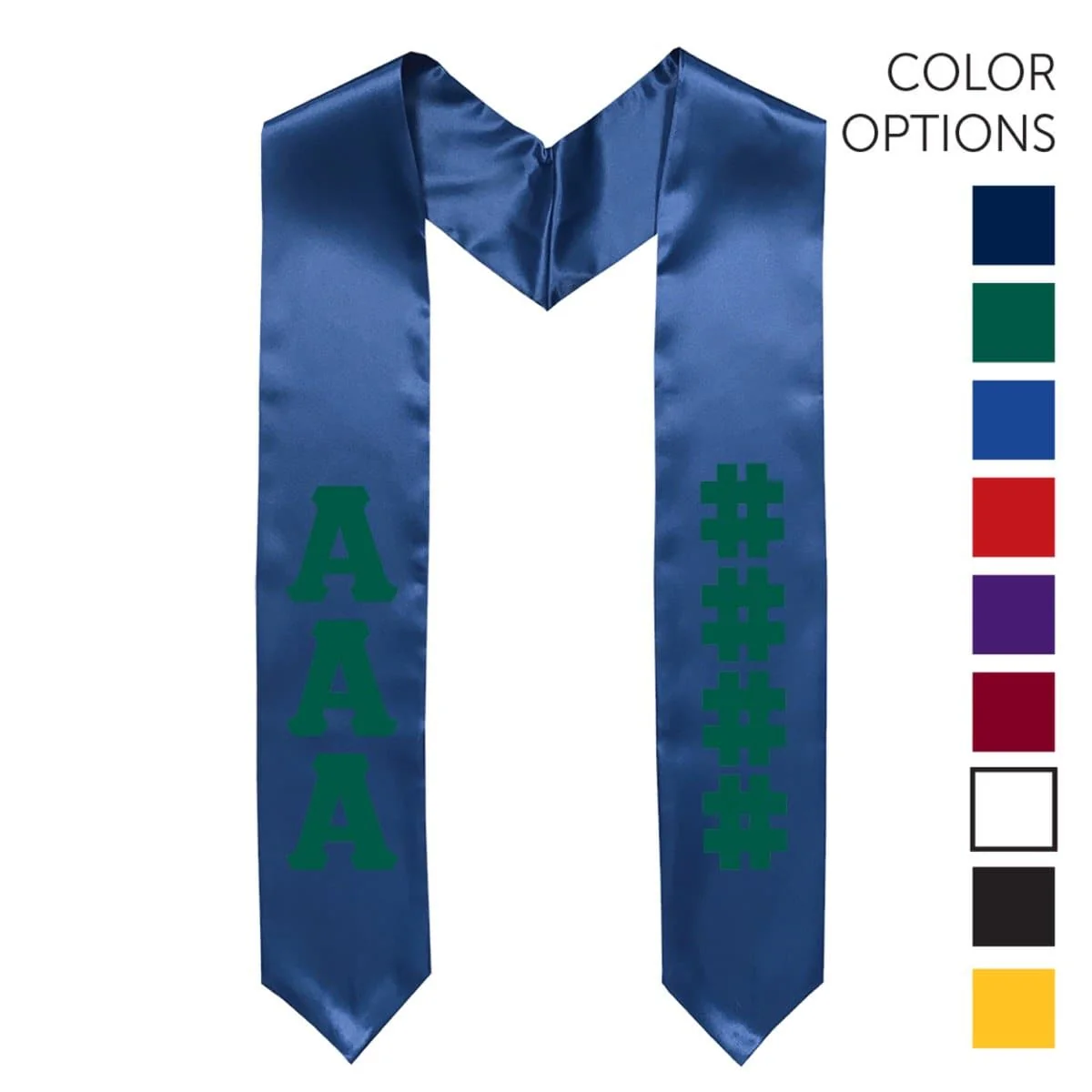 Pike Pick Your Own Colors Graduation Stole - Image 17