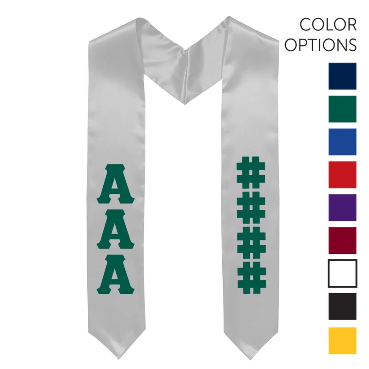 Pike Pick Your Own Colors Graduation Stole - Image 18