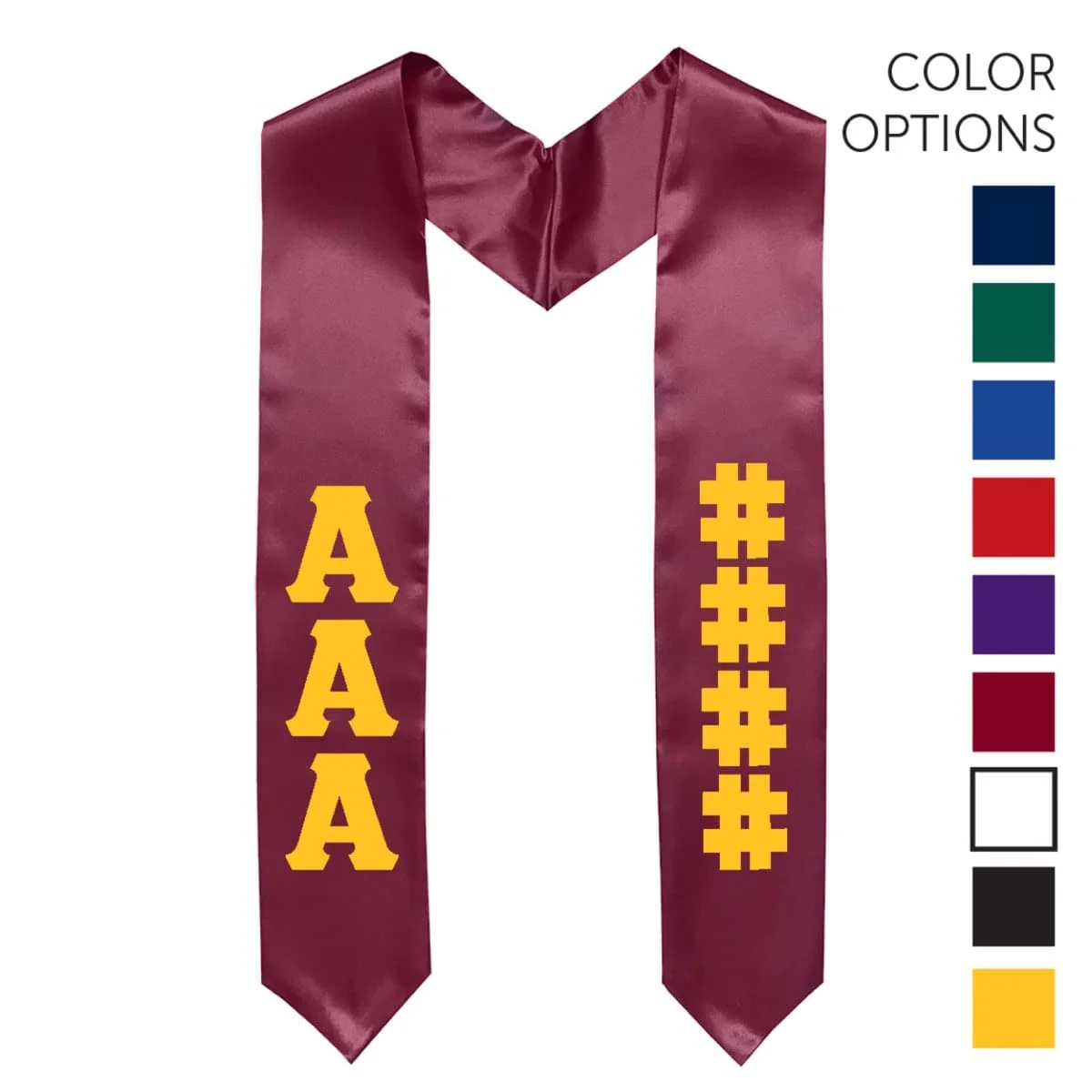 Pike Pick Your Own Colors Graduation Stole - Image 20