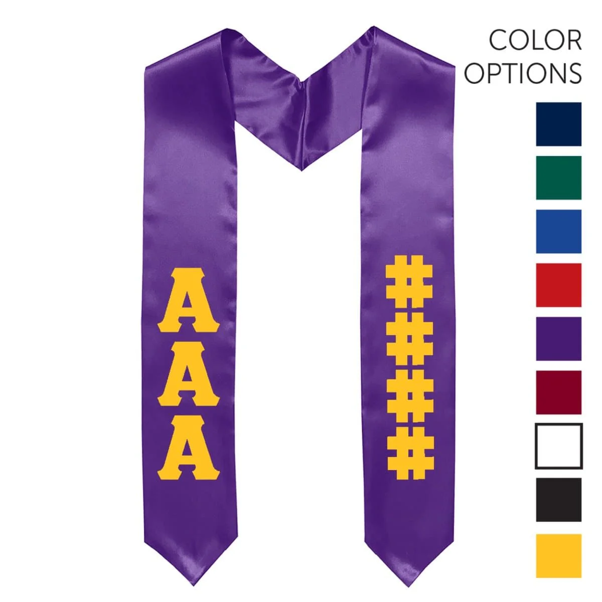 Pike Pick Your Own Colors Graduation Stole - Image 21