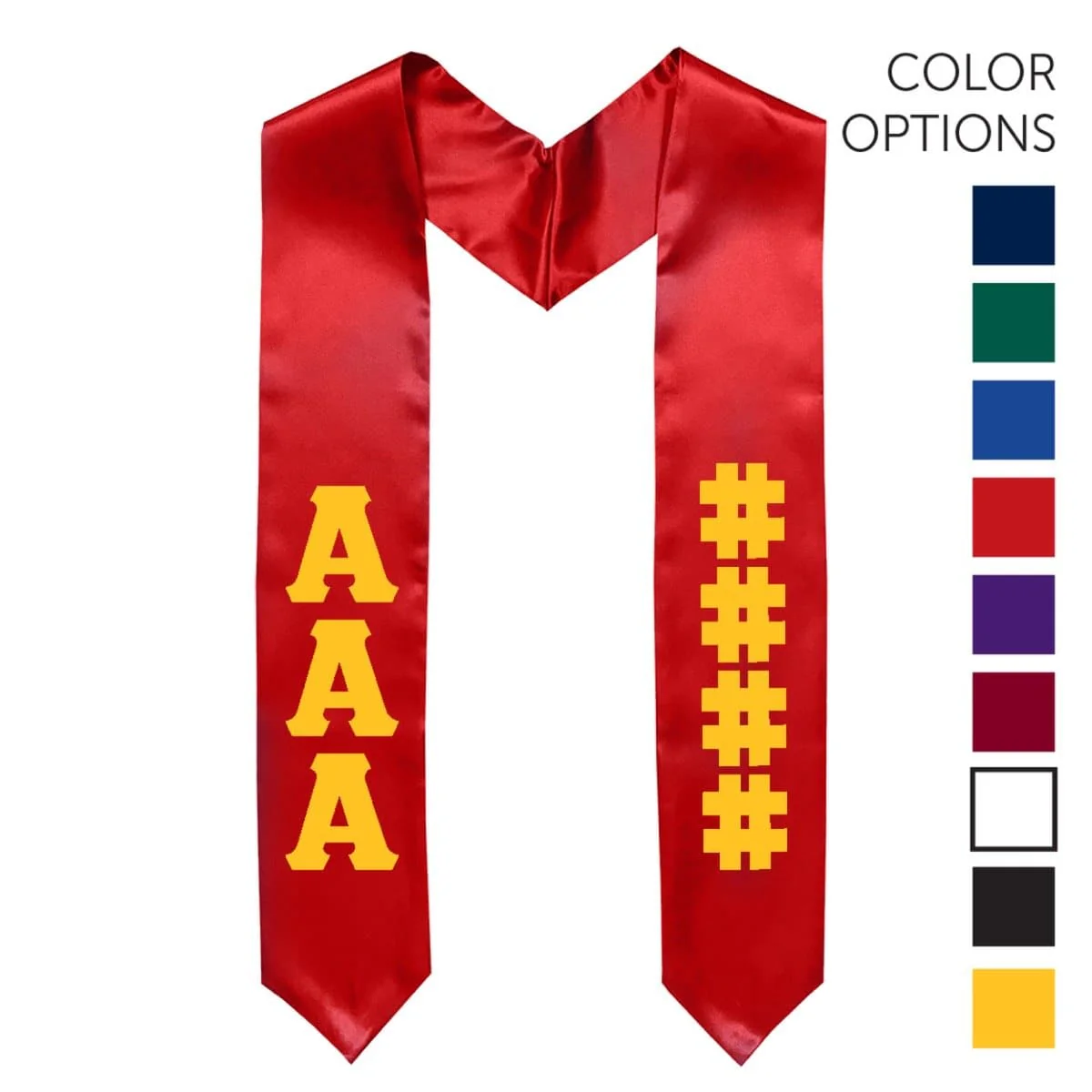 Pike Pick Your Own Colors Graduation Stole - Image 22