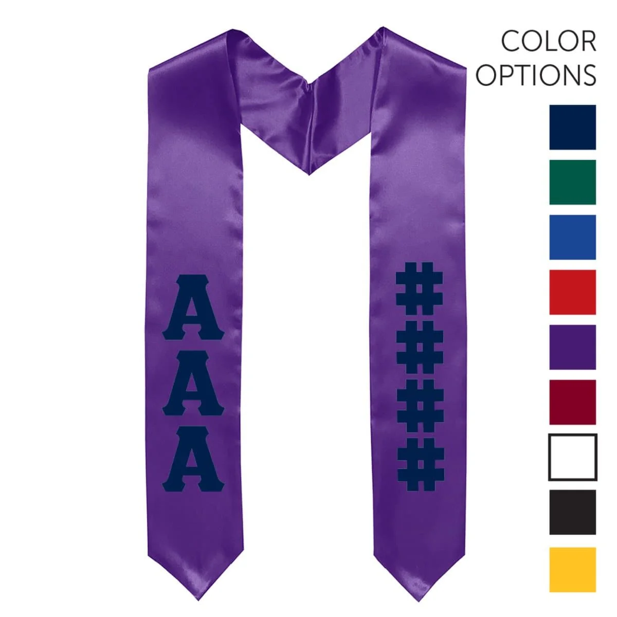 Pike Pick Your Own Colors Graduation Stole - Image 27