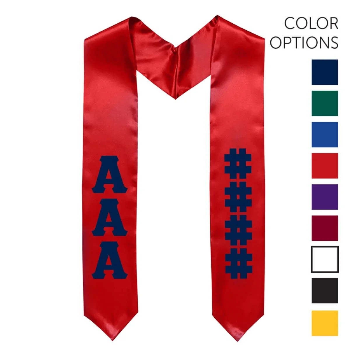 Pike Pick Your Own Colors Graduation Stole - Image 28