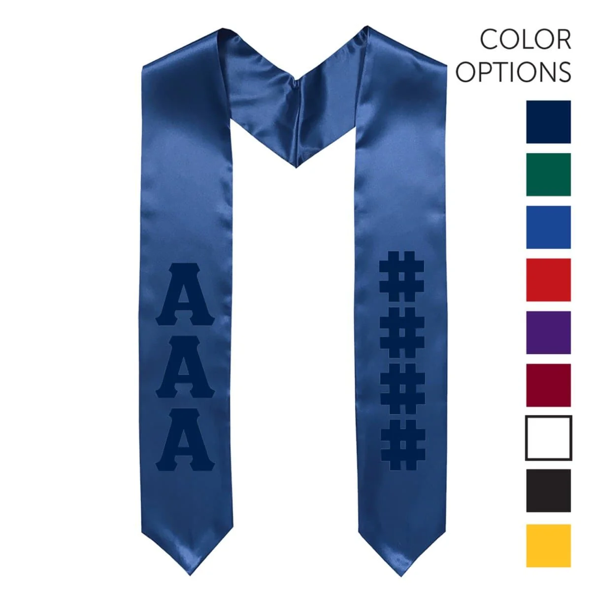 Pike Pick Your Own Colors Graduation Stole - Image 29