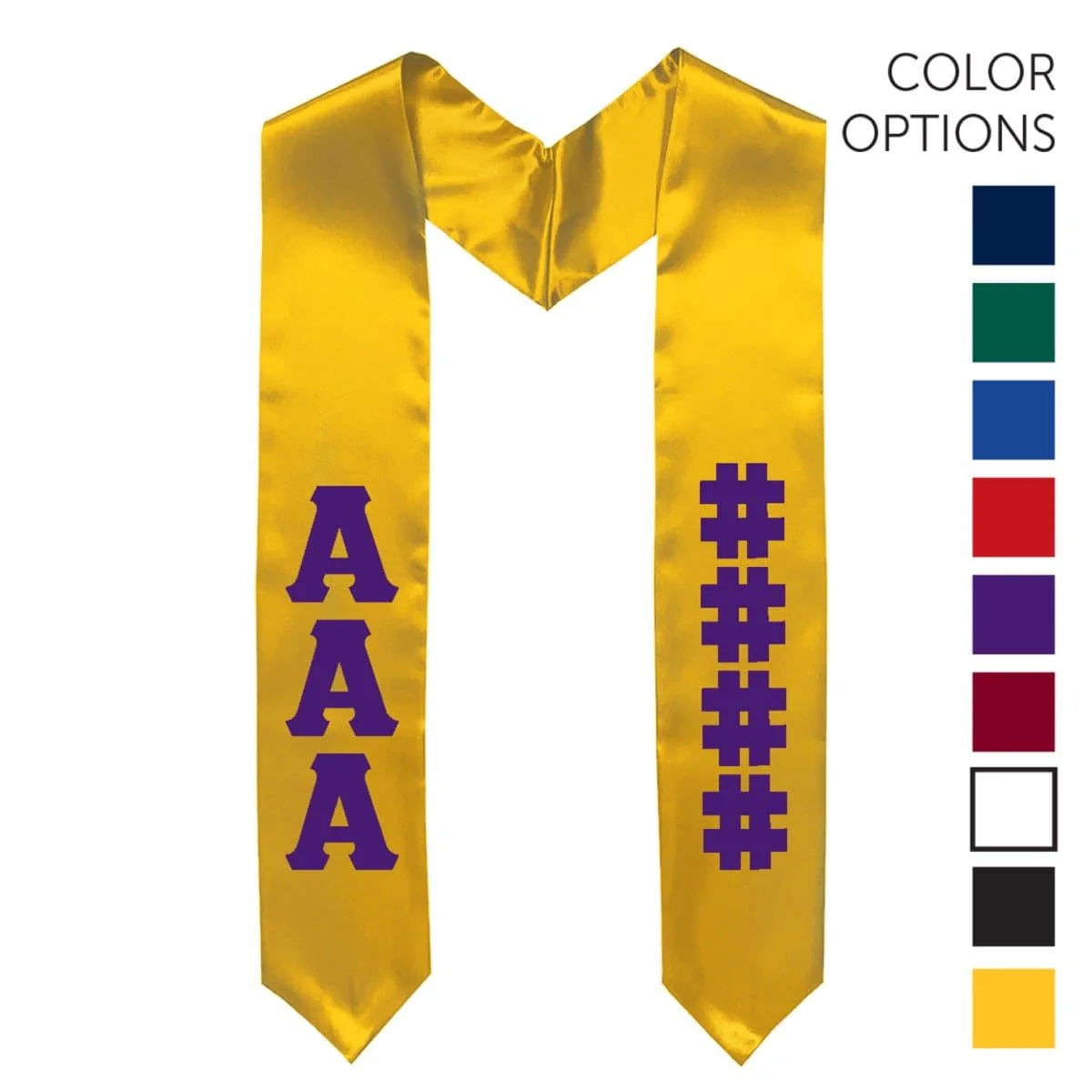 Pike Pick Your Own Colors Graduation Stole - Image 31