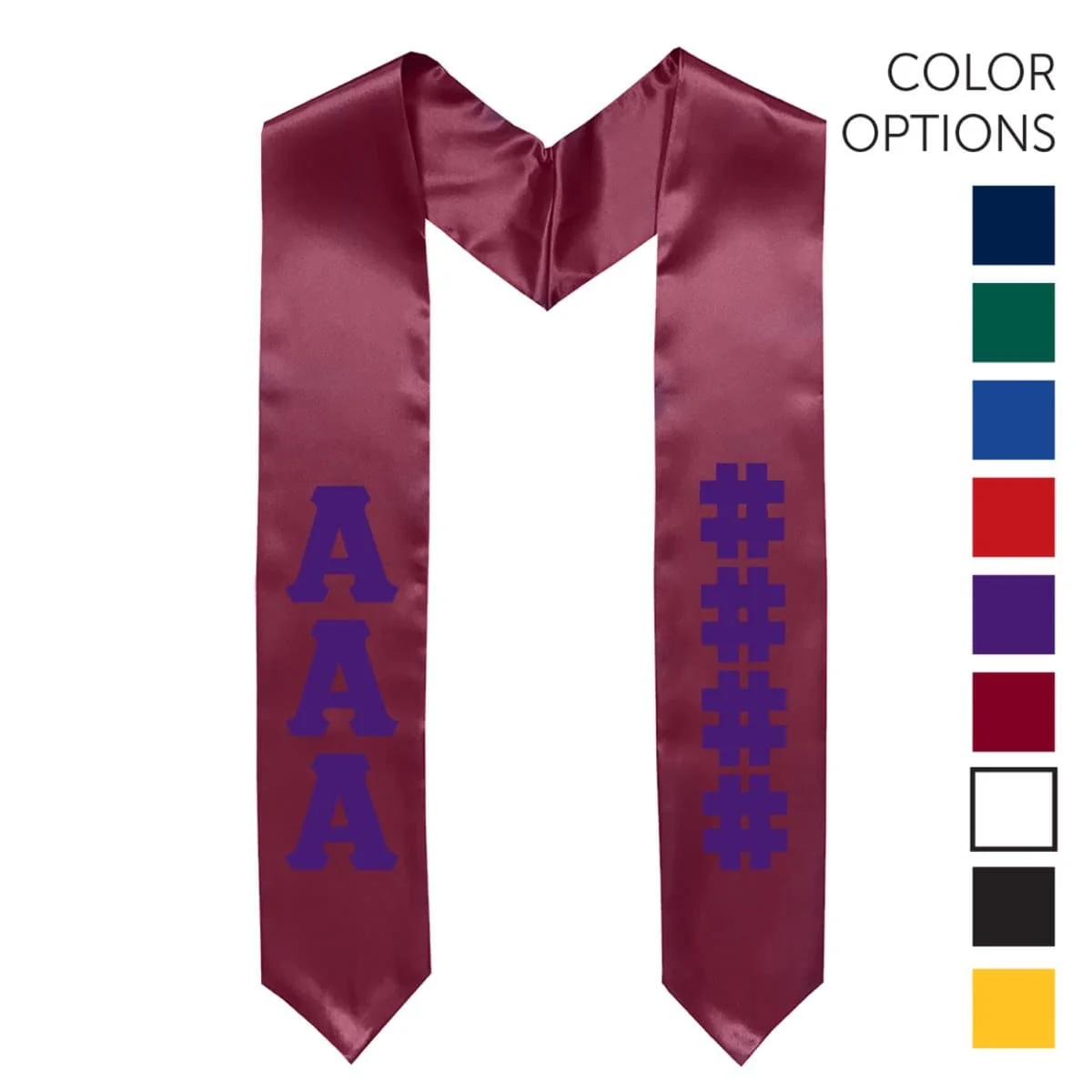 Pike Pick Your Own Colors Graduation Stole - Image 32