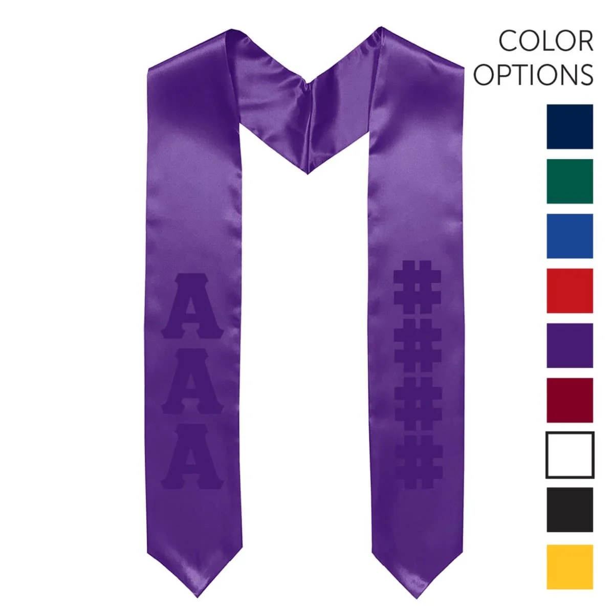 Pike Pick Your Own Colors Graduation Stole - Image 33