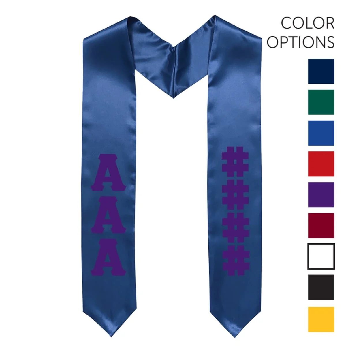 Pike Pick Your Own Colors Graduation Stole - Image 35