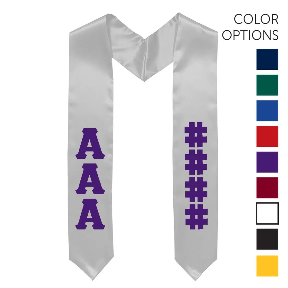 Pike Pick Your Own Colors Graduation Stole - Image 36