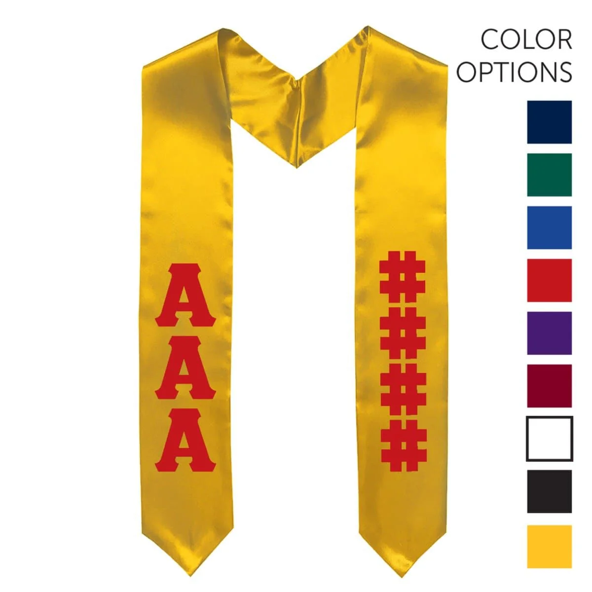 Pike Pick Your Own Colors Graduation Stole - Image 37