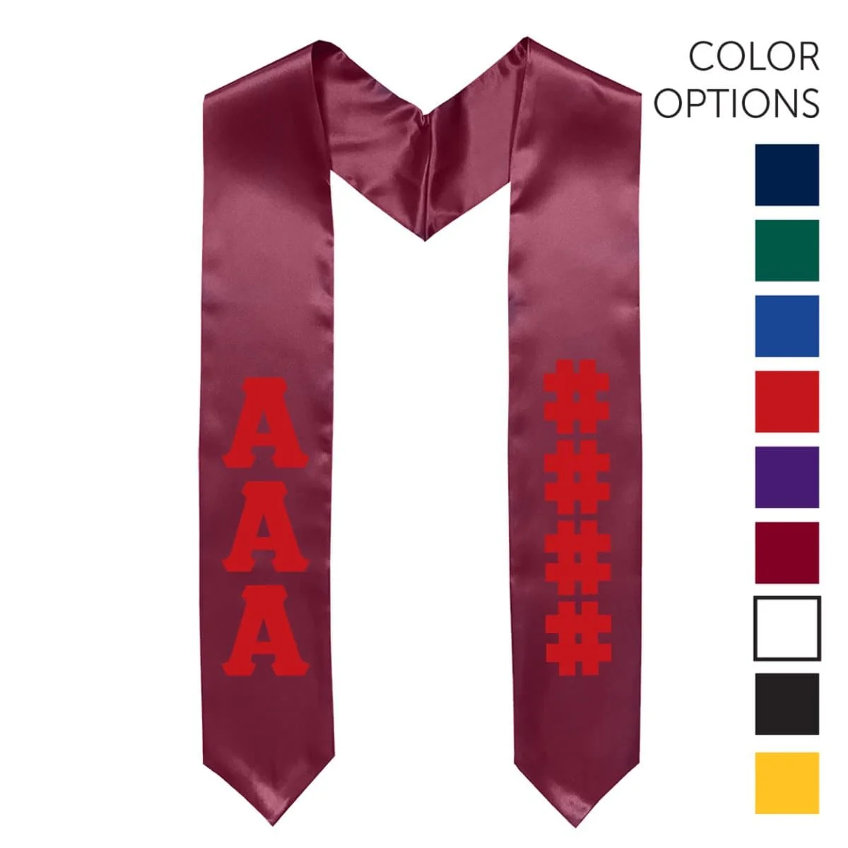 Pike Pick Your Own Colors Graduation Stole - Image 38