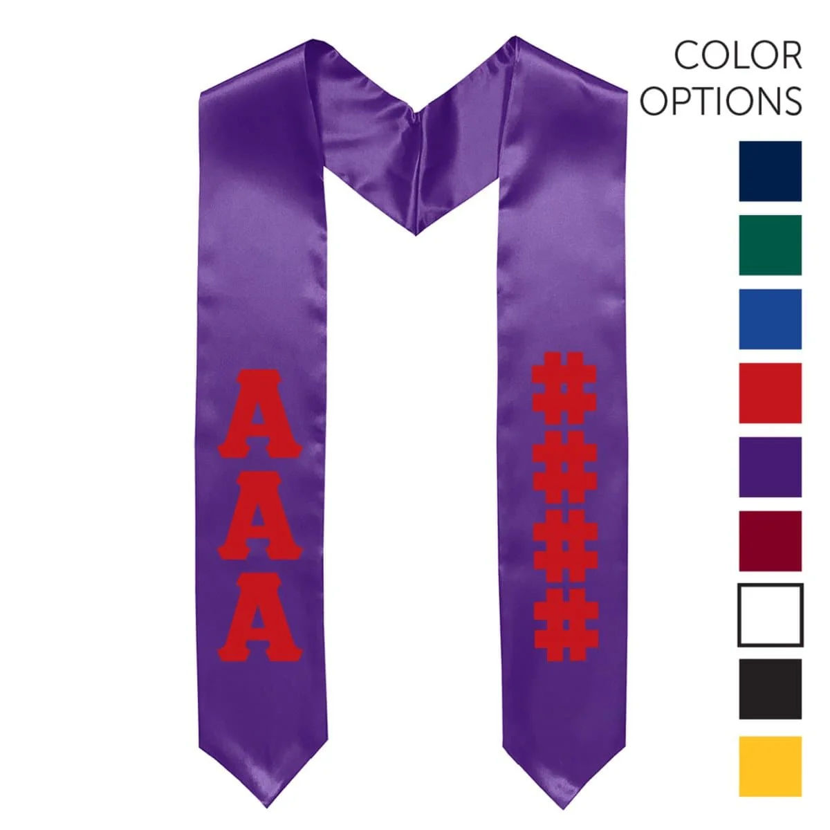 Pike Pick Your Own Colors Graduation Stole - Image 39