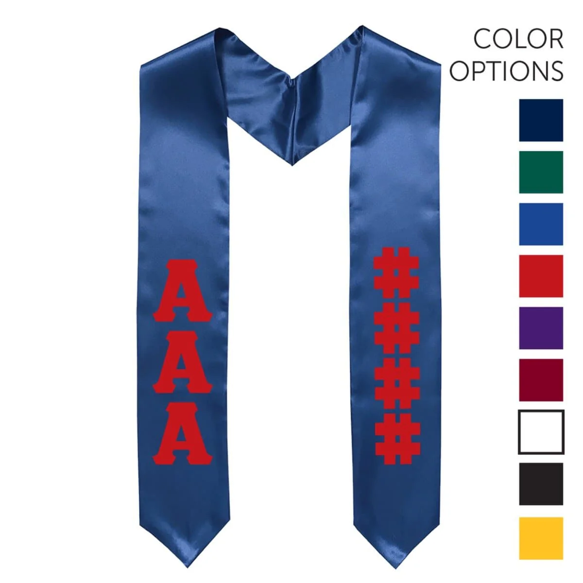 Pike Pick Your Own Colors Graduation Stole - Image 41