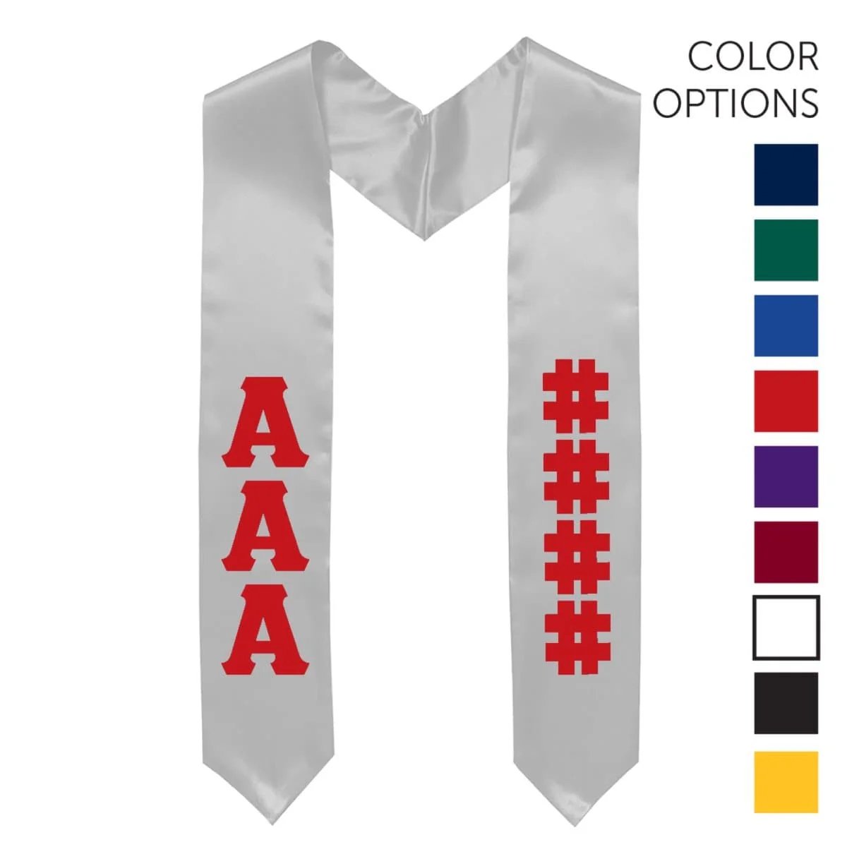 Pike Pick Your Own Colors Graduation Stole - Image 42