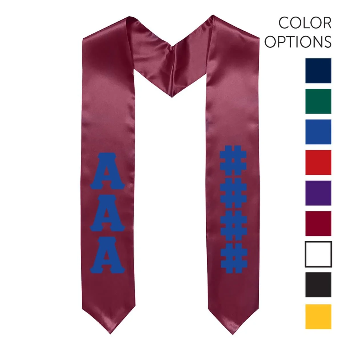 Pike Pick Your Own Colors Graduation Stole - Image 44
