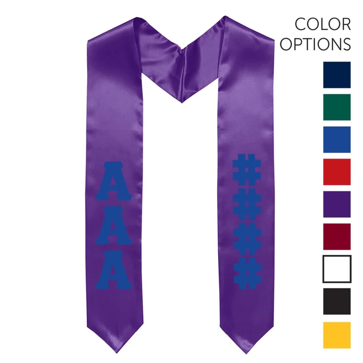Pike Pick Your Own Colors Graduation Stole - Image 45