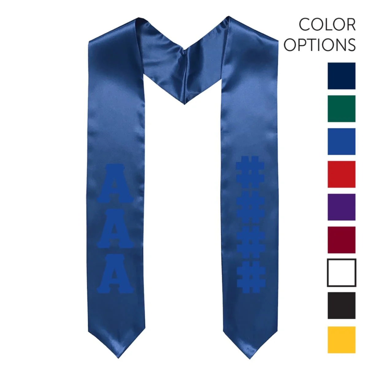 Pike Pick Your Own Colors Graduation Stole - Image 47