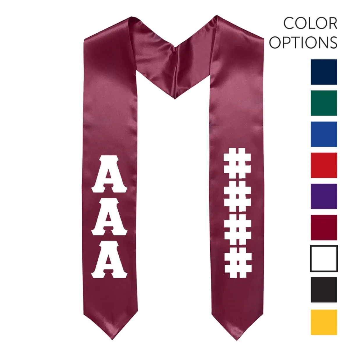 Pike Pick Your Own Colors Graduation Stole - Image 50