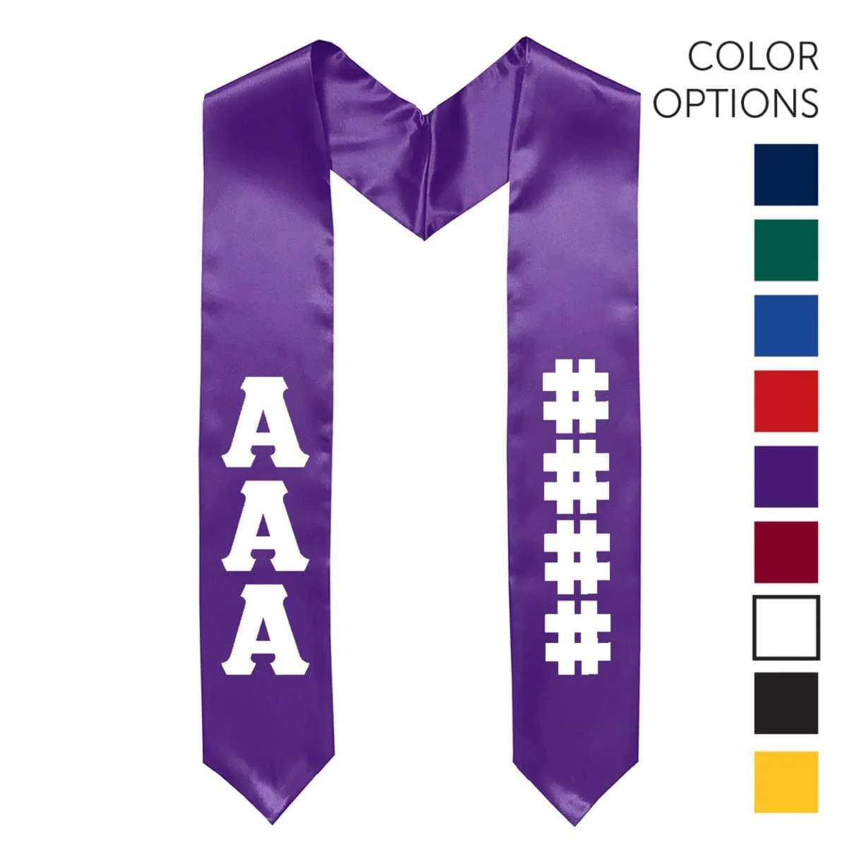 Pike Pick Your Own Colors Graduation Stole - Image 51