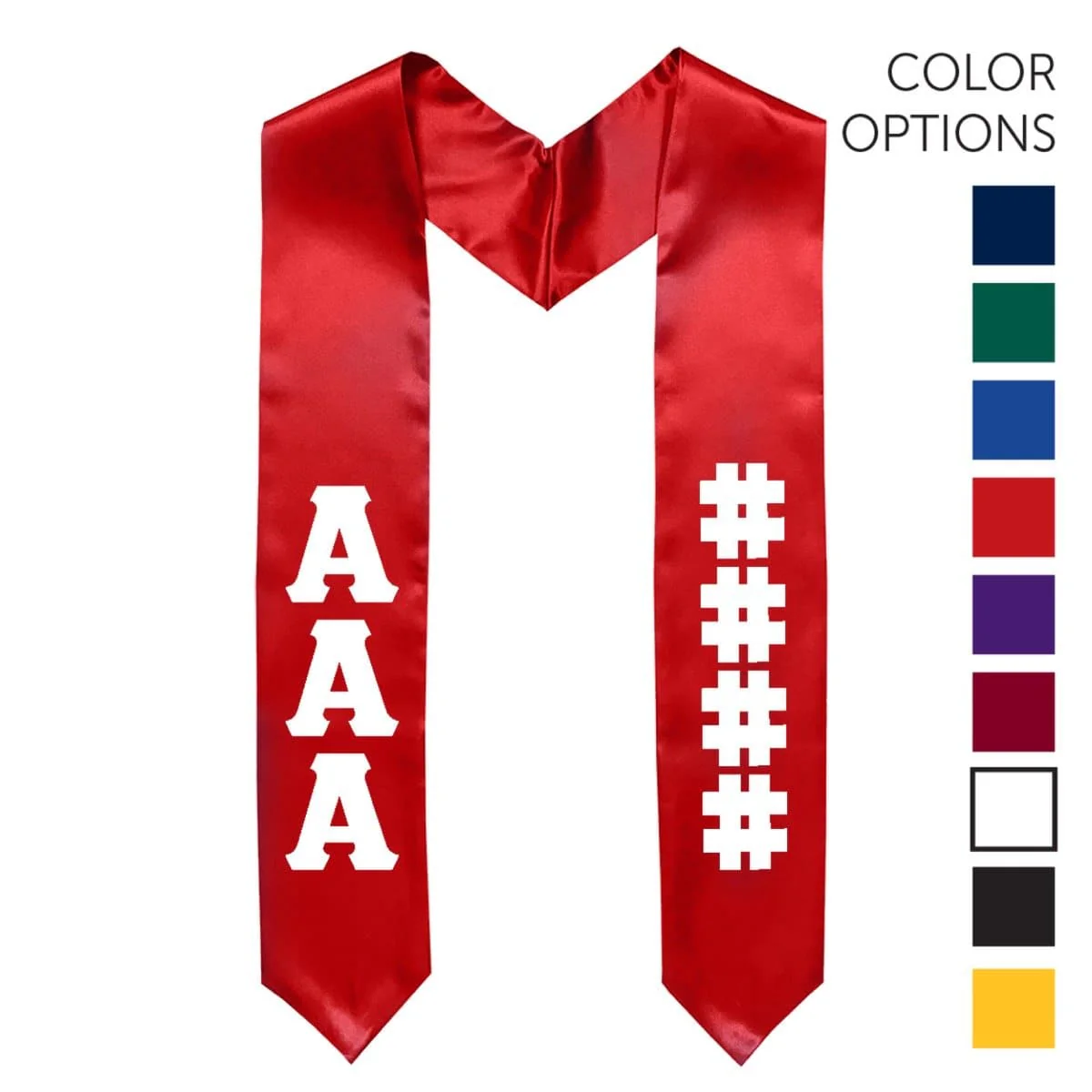 Pike Pick Your Own Colors Graduation Stole - Image 52