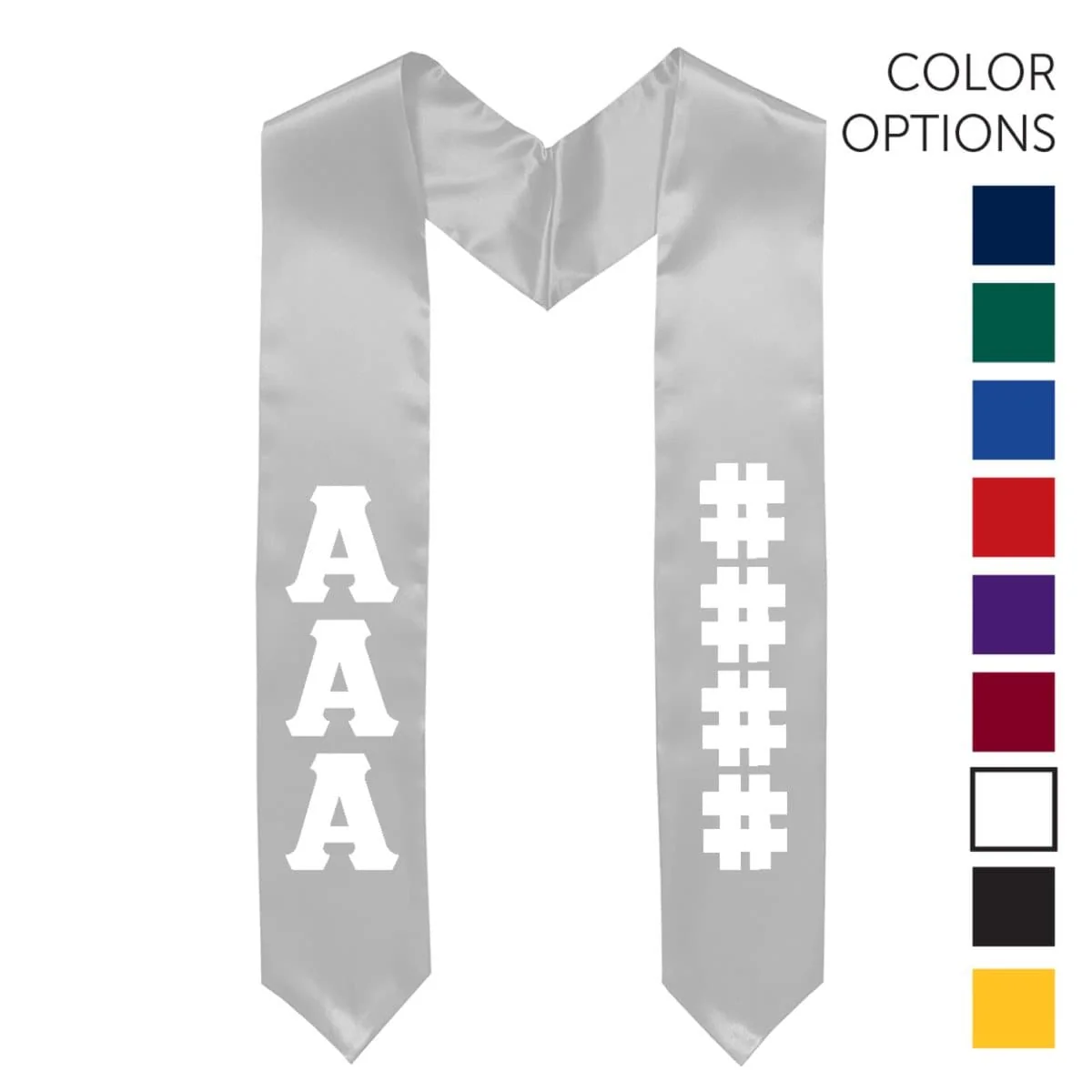 Pike Pick Your Own Colors Graduation Stole - Image 54
