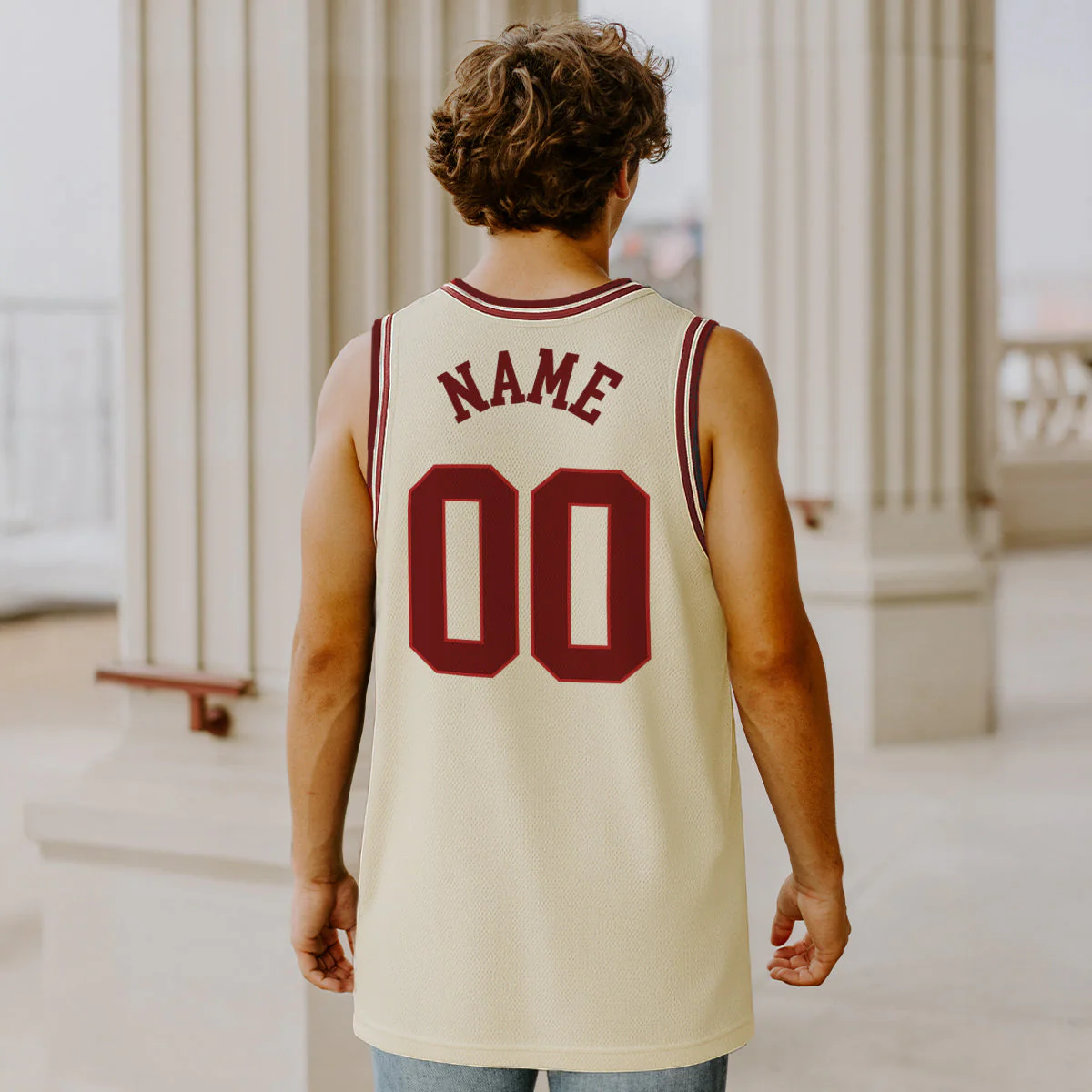 Pike Retro Basketball Jersey - Image 3