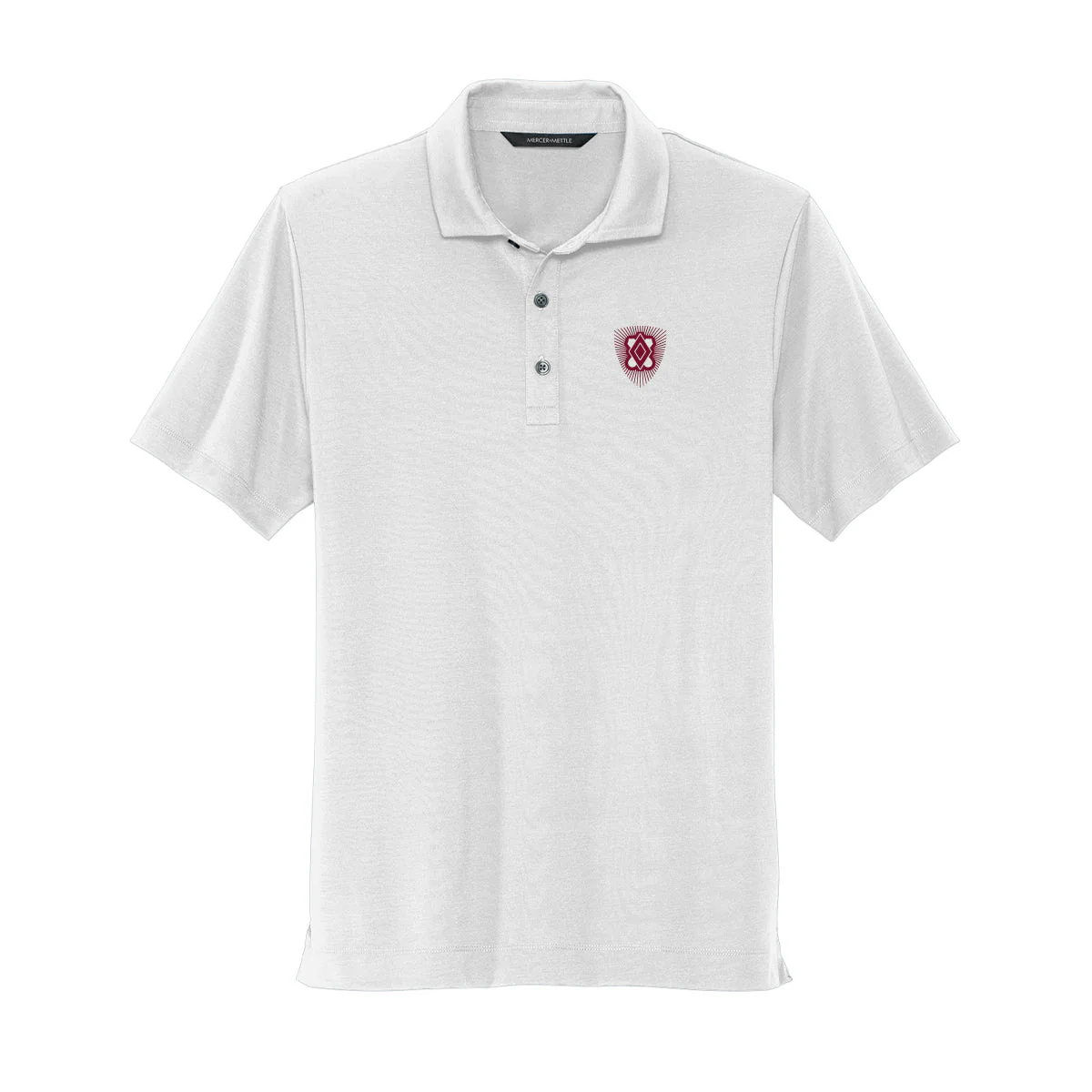 Pike White Badge Polo - Image 3